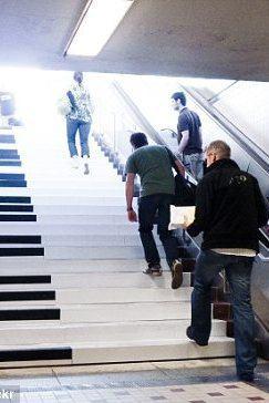 Piano staircase