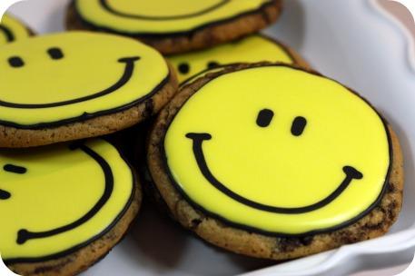Chocolate Chip Happy Face Cookies