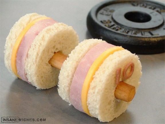 Dumbbell 576x432 The art of the sandwich (14 pics)