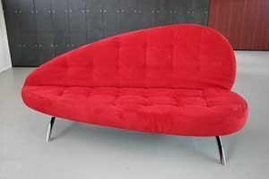 Heart shaped couch red futon sofa