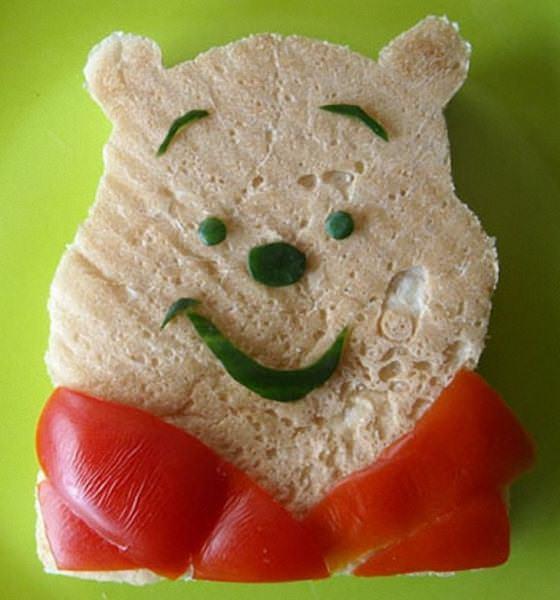 Winnie The Pooh 576x617 The art of the sandwich (14 pics)