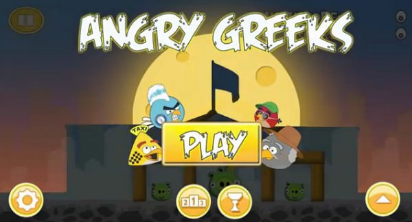 Angry Greeks Vs Angry Birds