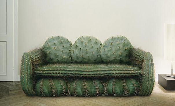 Creative sofa cactus