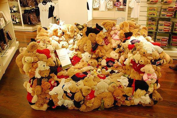 Creative sofa teddy bear