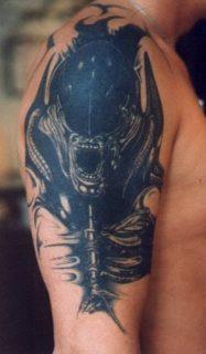 Best Alien Tattoo Design For 2011