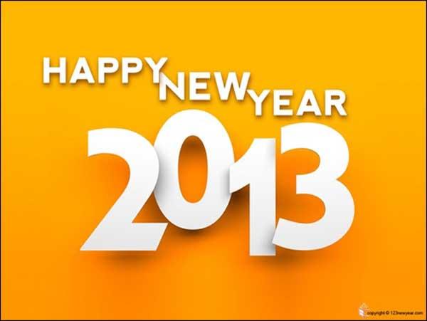 New Year Wallpaper for 2013