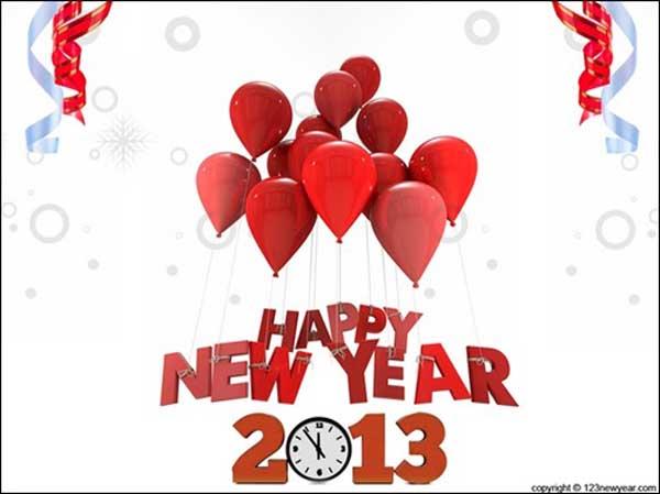 New Year Wallpaper for 2013