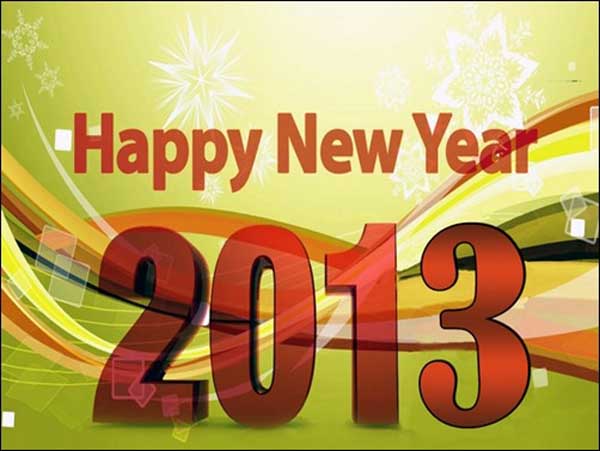 New Year Wallpaper for 2013