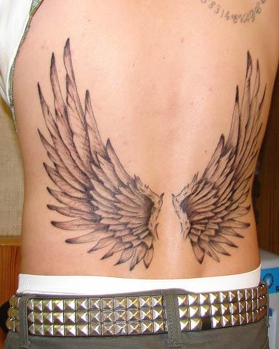 Back Wing Tattoo