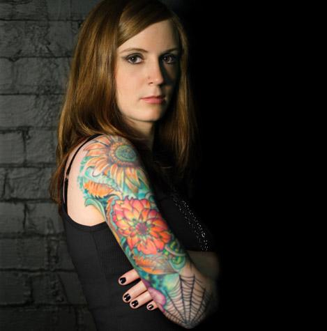 Women Sleeve tattoo design