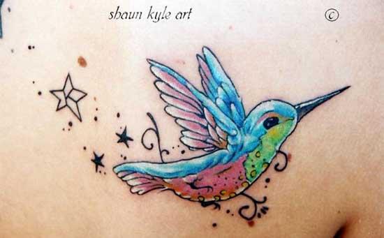 Hummingbird tattoo