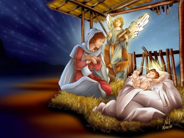 Merry Christmas Jesus Birth Wallpaper 0 W640 600x450